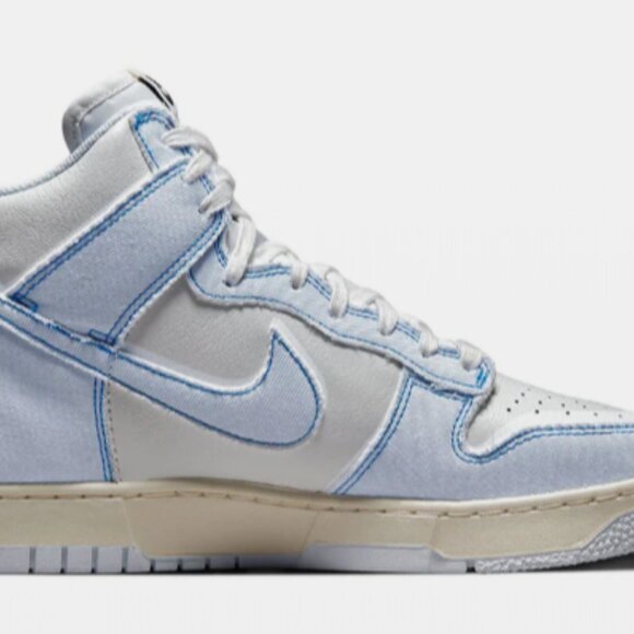 Nike Dunk High 1985 in Denim - Picture 6 of 7